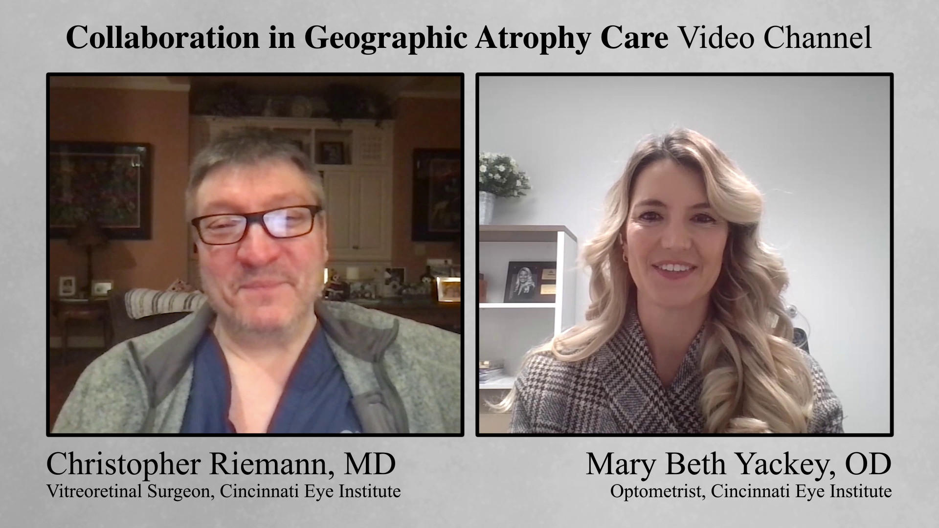 Christopher Riemann, MD, and Mary Beth Yackey, OD, discuss how optometrists can assist retina specialists in geographic atrophy cases.