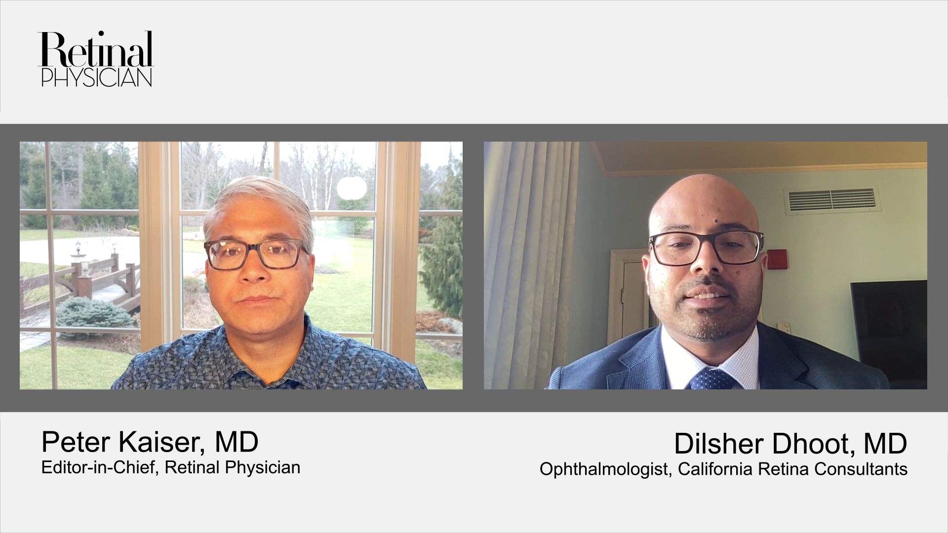Peter Kaiser, MD, and Dilsher Dhoot, MD, discuss incorporating medications into treatment for macular degeneration.